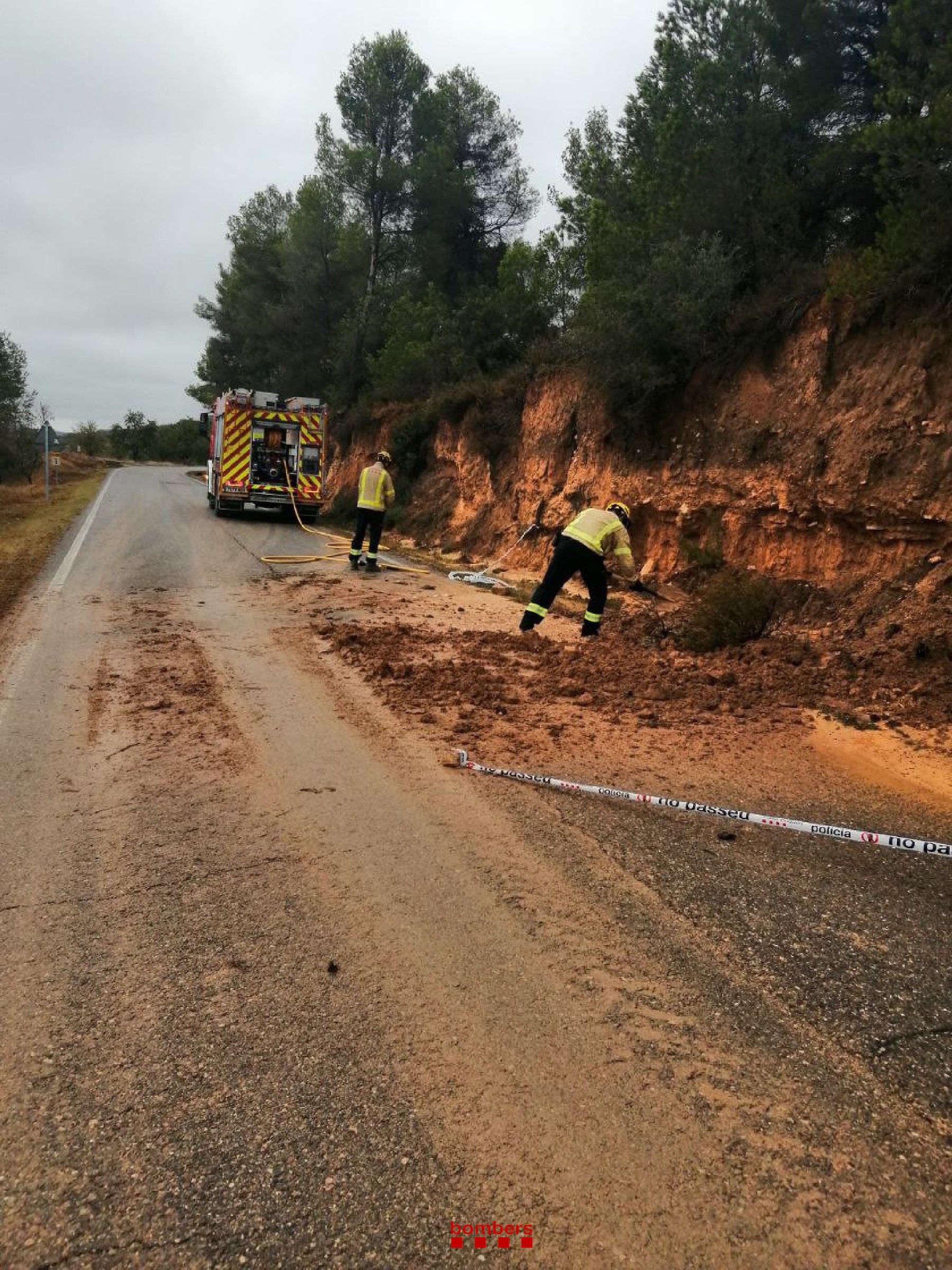 Bombers en una de les sortides