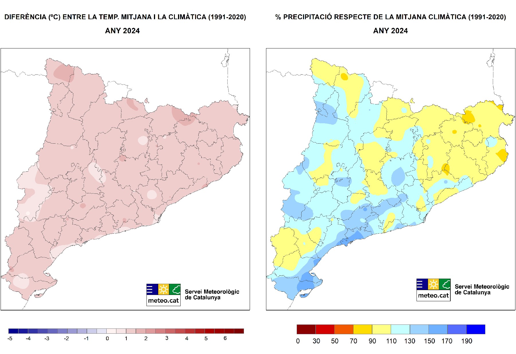 Mapes de temperatura i precipitaci