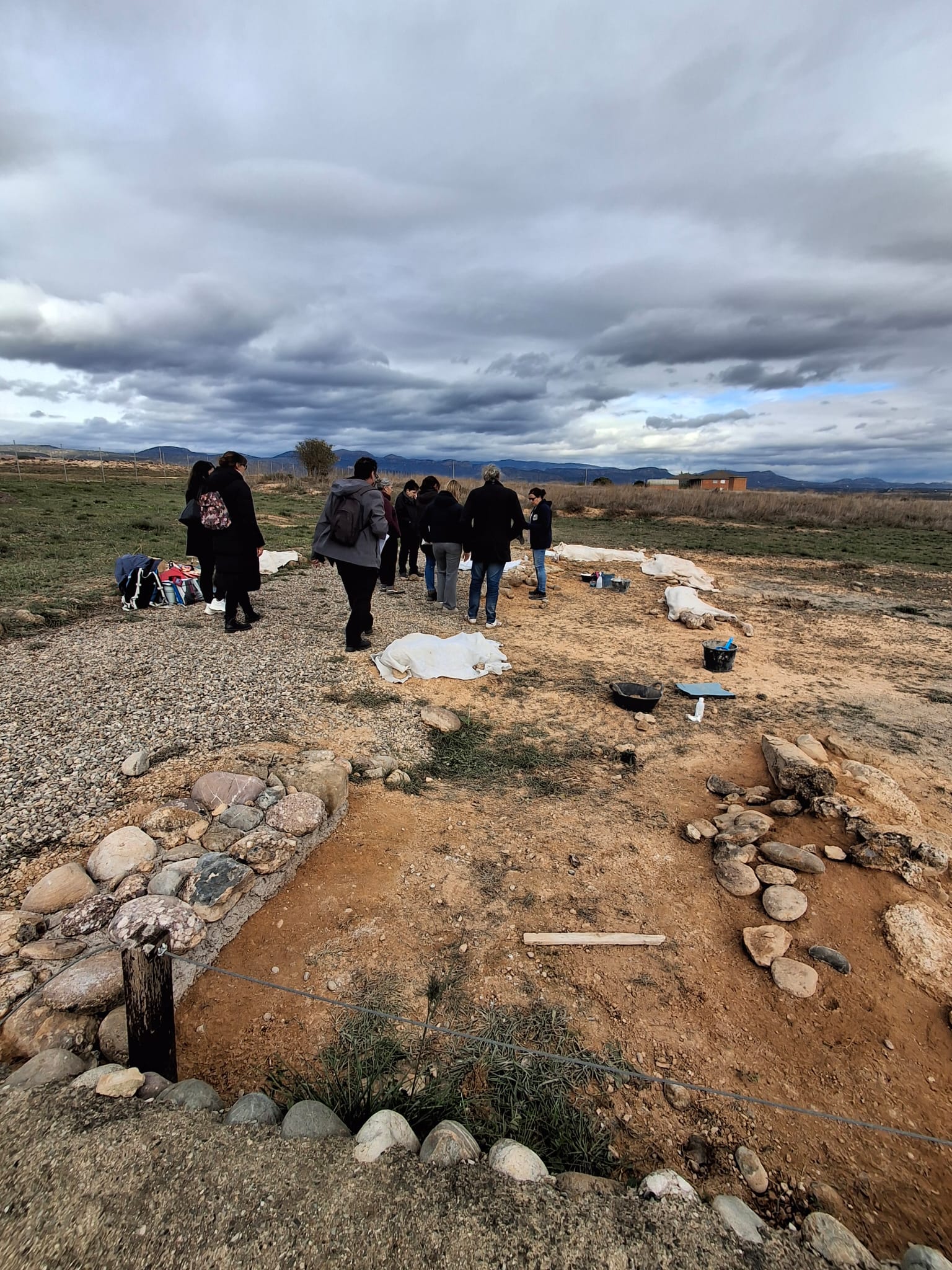 Visita a l'excavació