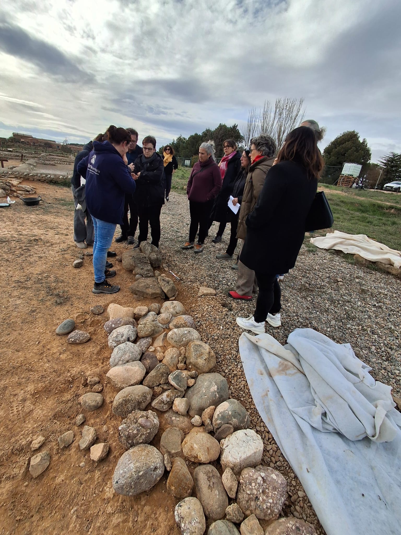 Visita a l'excavació