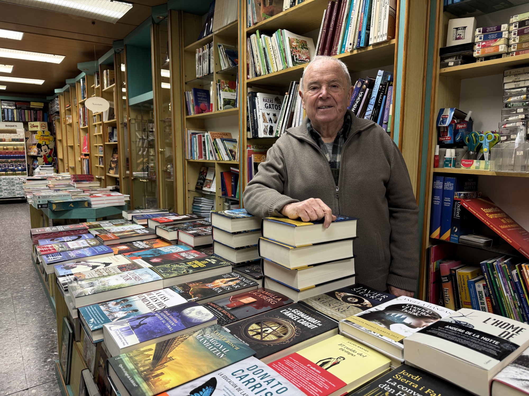 Jaume Casals a la llibreria