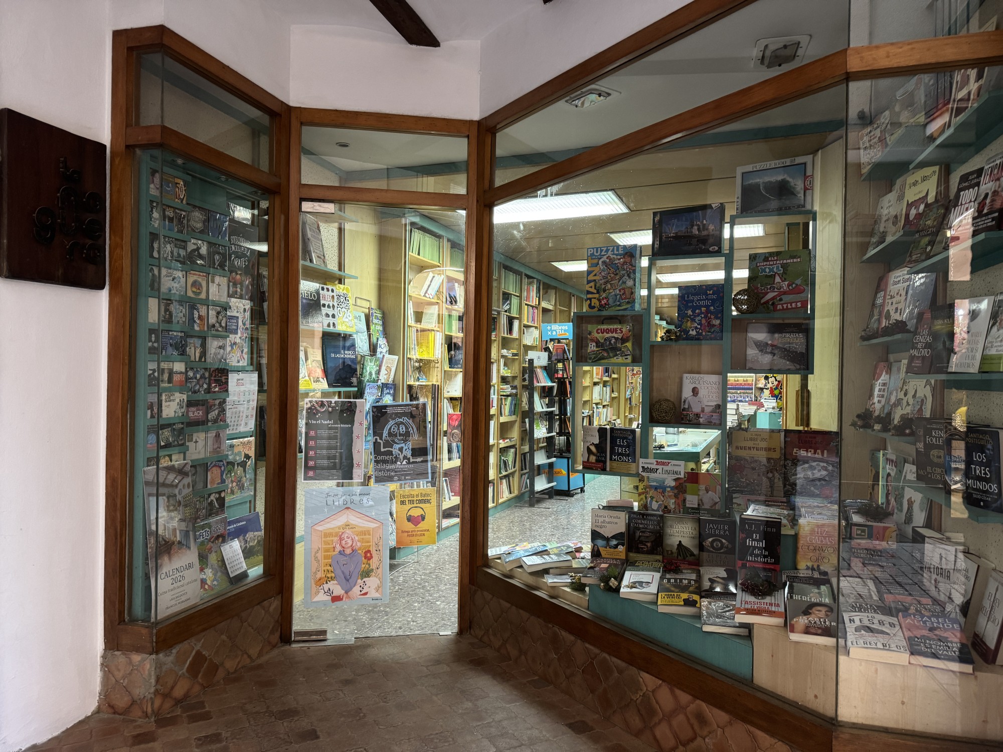 Entrada a la llibreria