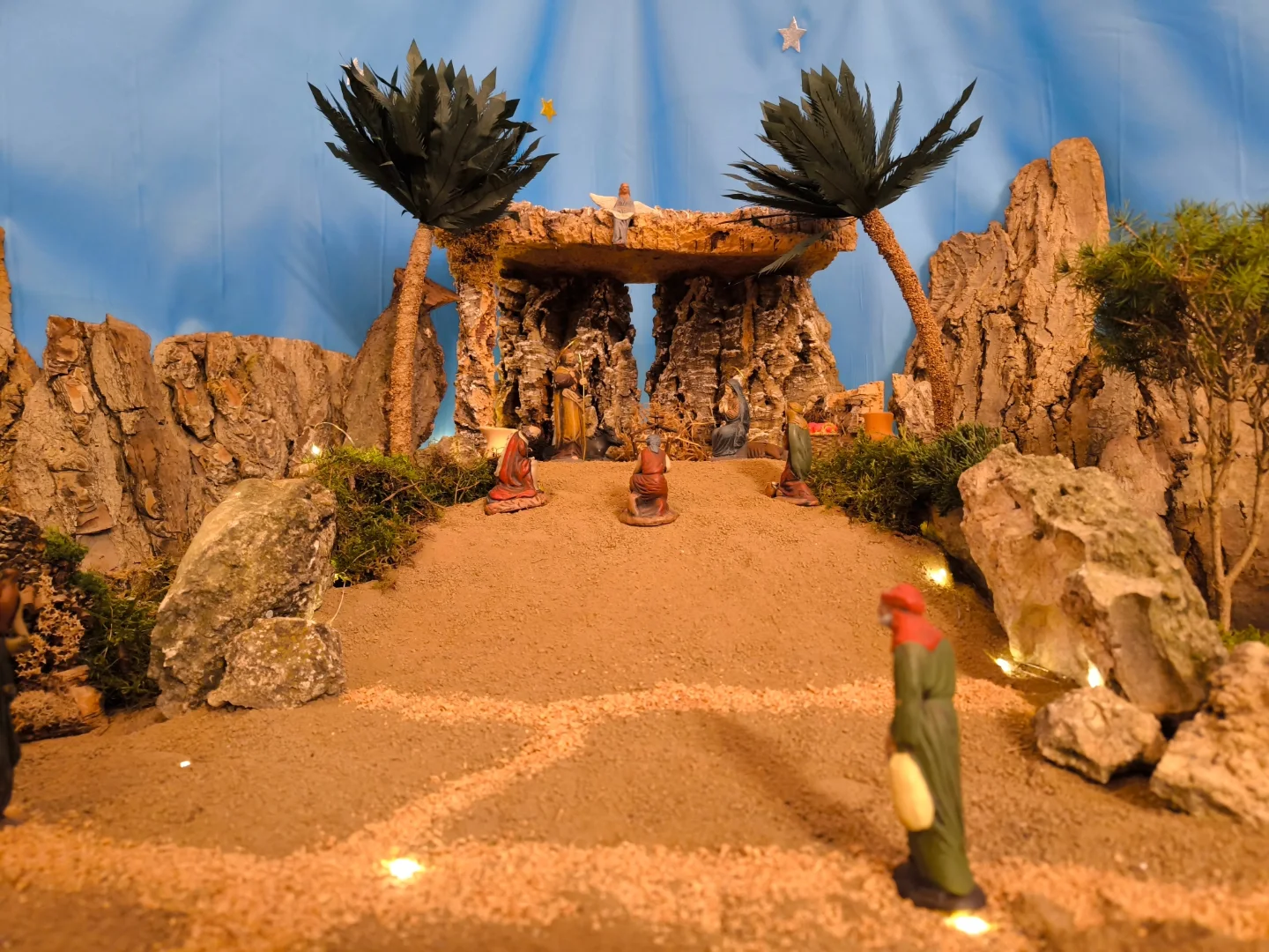 Detall del pessebre de Torrelameu