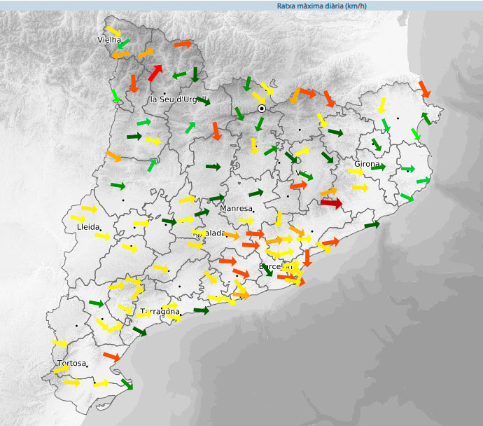 Mapa de ratxes màximes