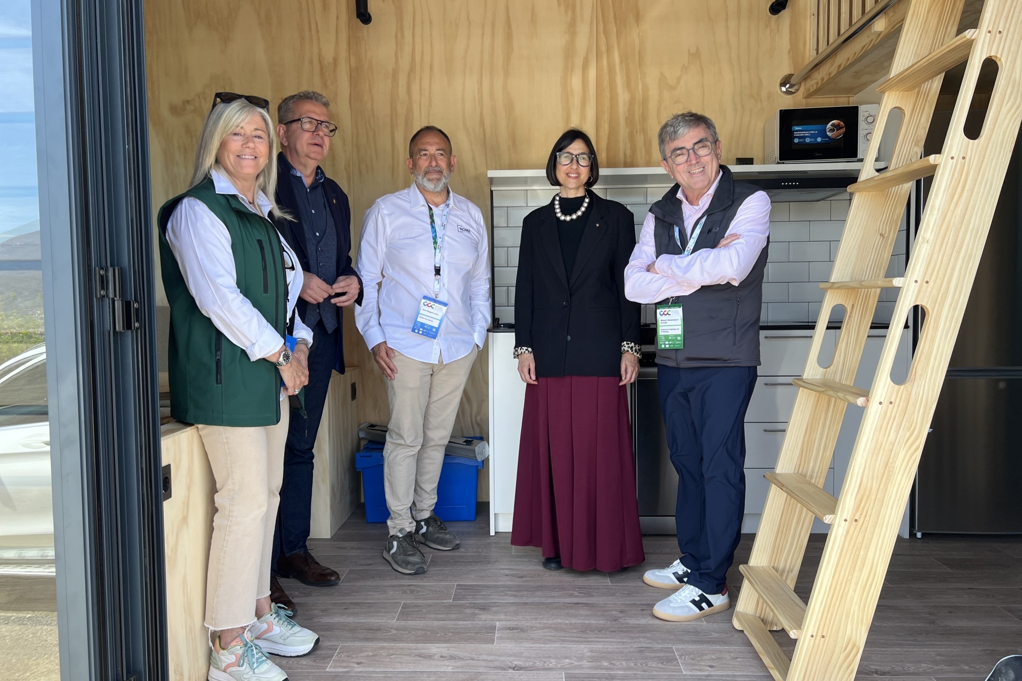 Visita institucional a un allotjament 