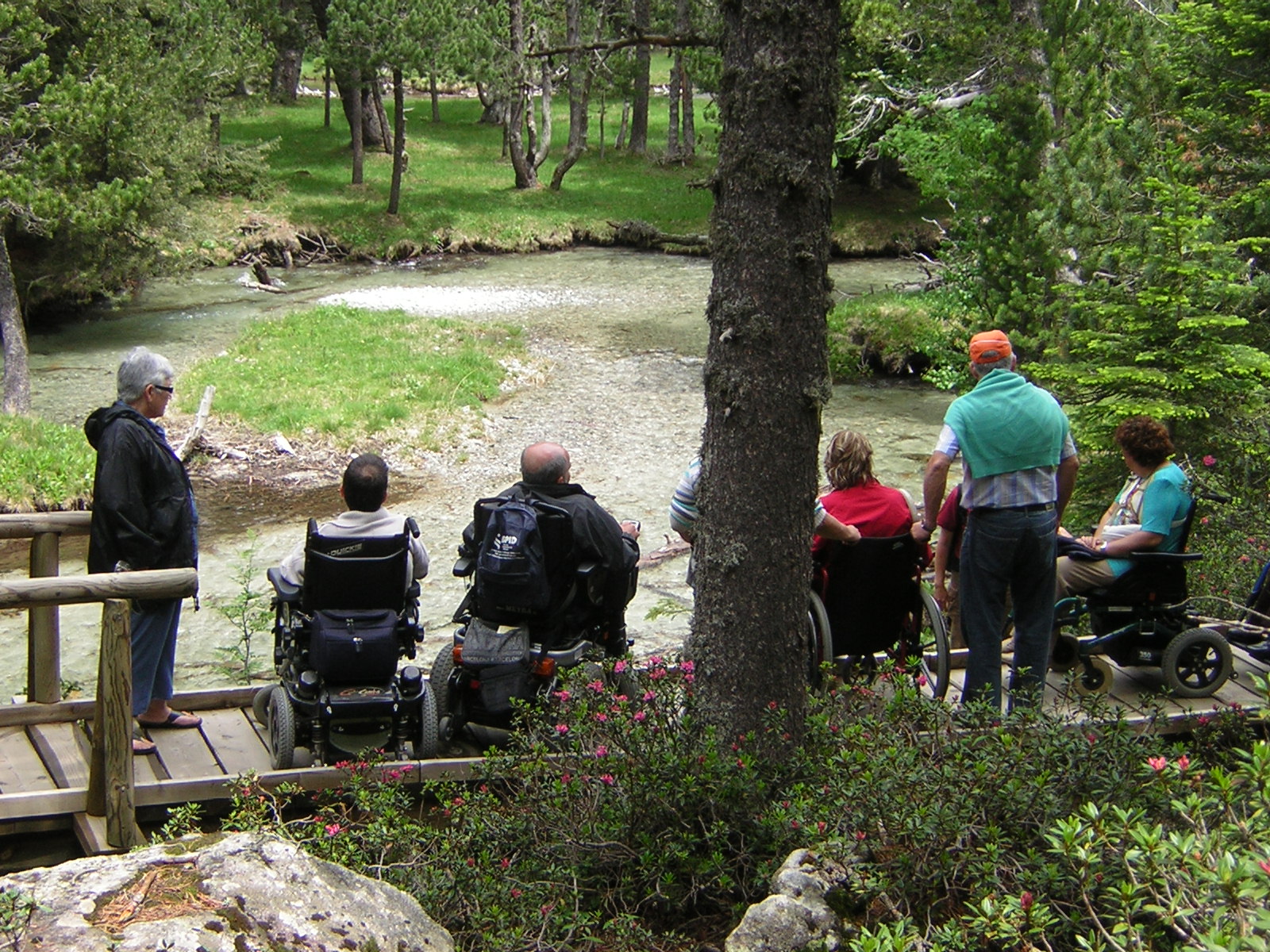Visita adaptada. Arxiu del Parc Nacional d'Aigüestortes i Estany de Sant Maurici