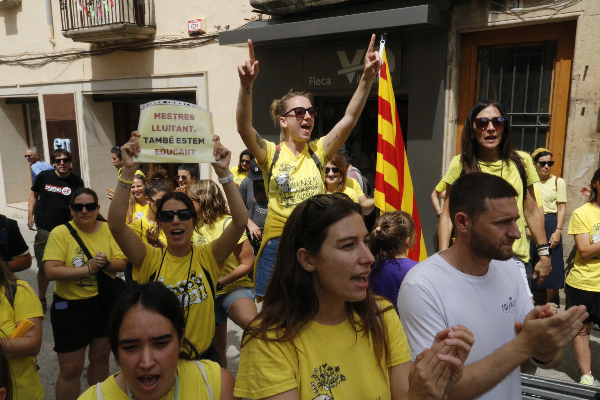 Protesta a Tàrrega