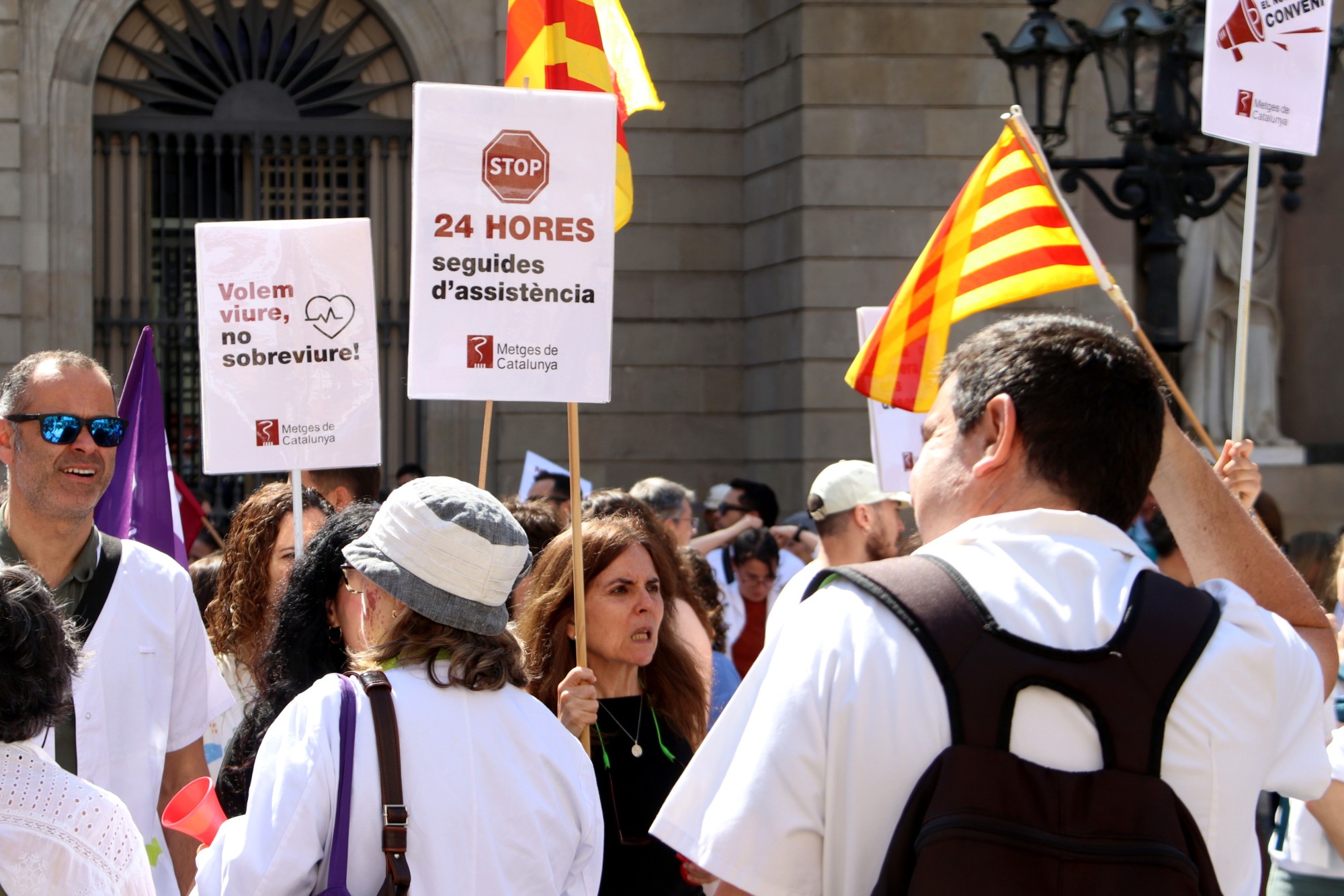 Protesta de metges - arxiu