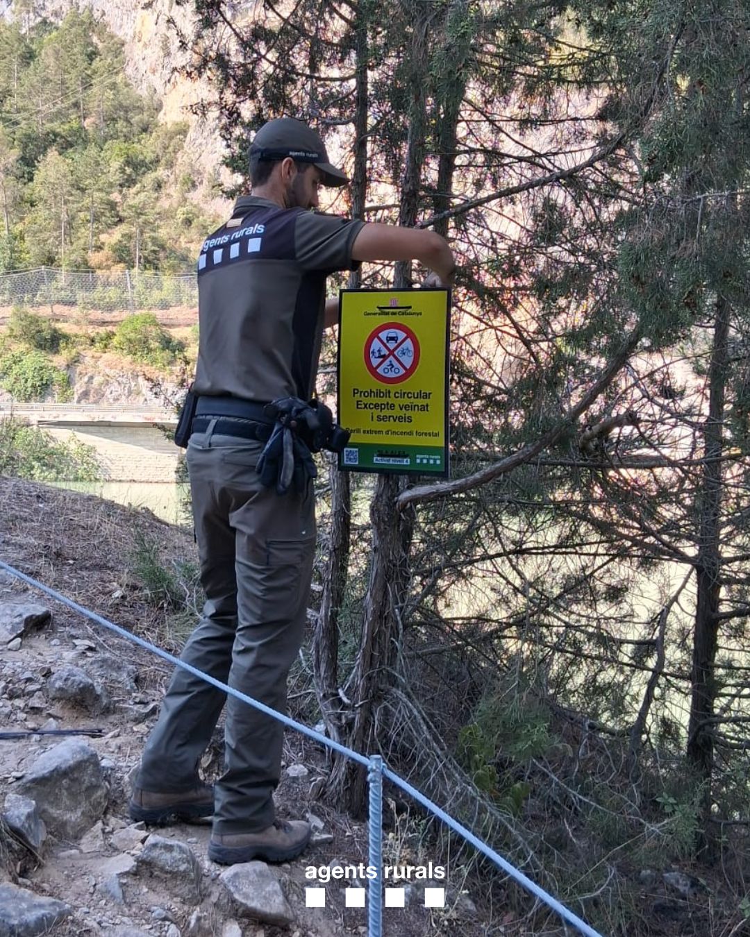 Agent rural posant limitaccions