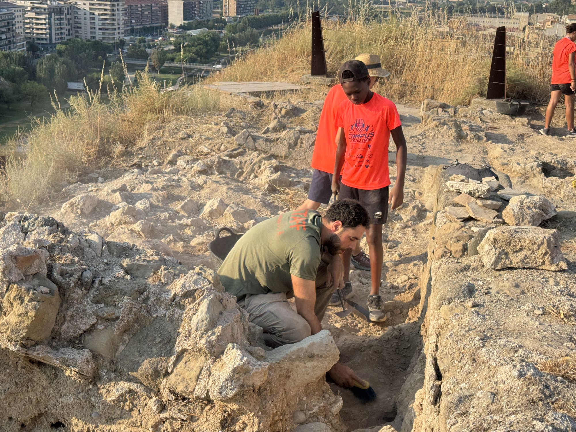 Excavació del mur