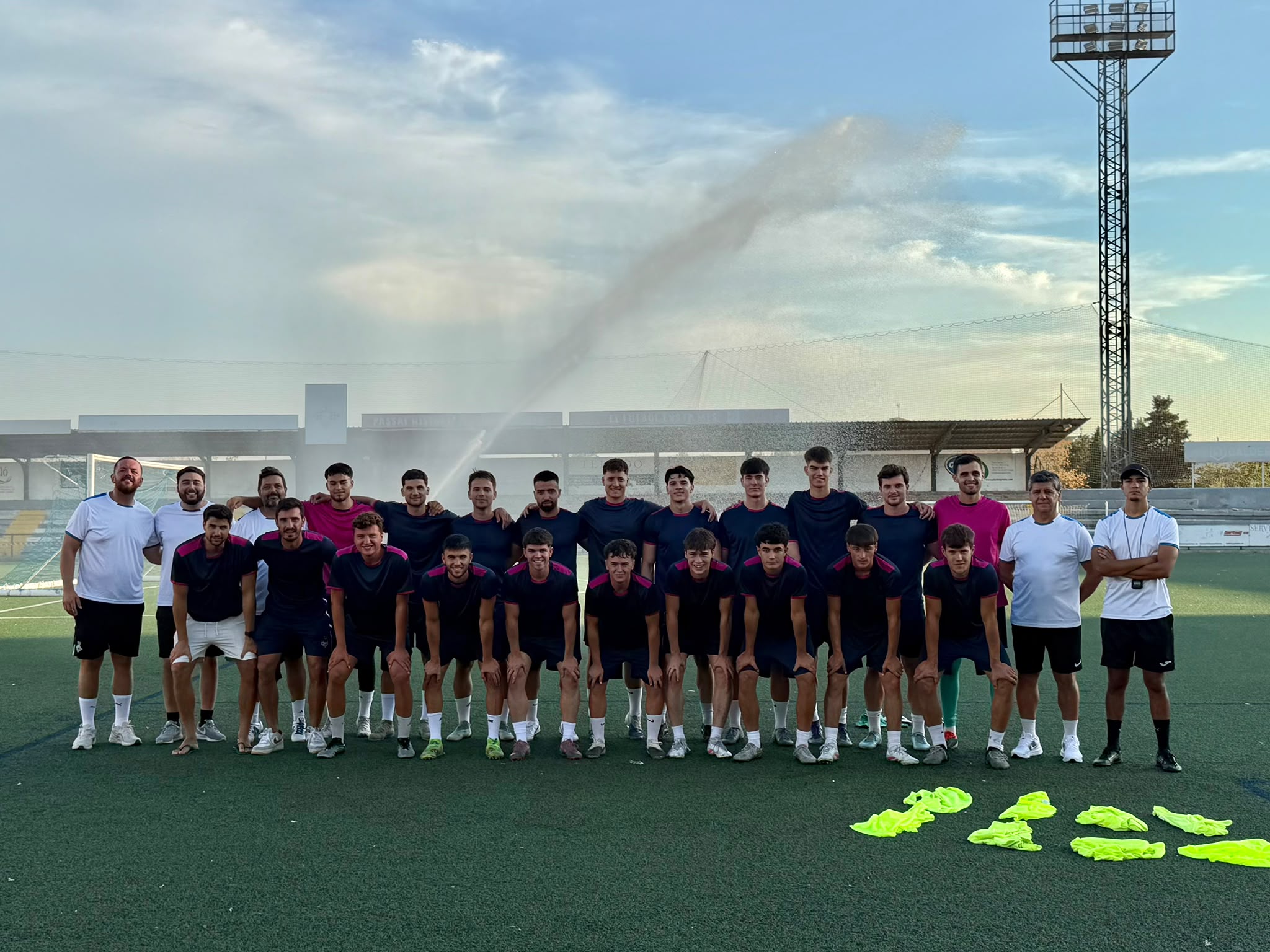L'equip en el primer dia de pretemporada