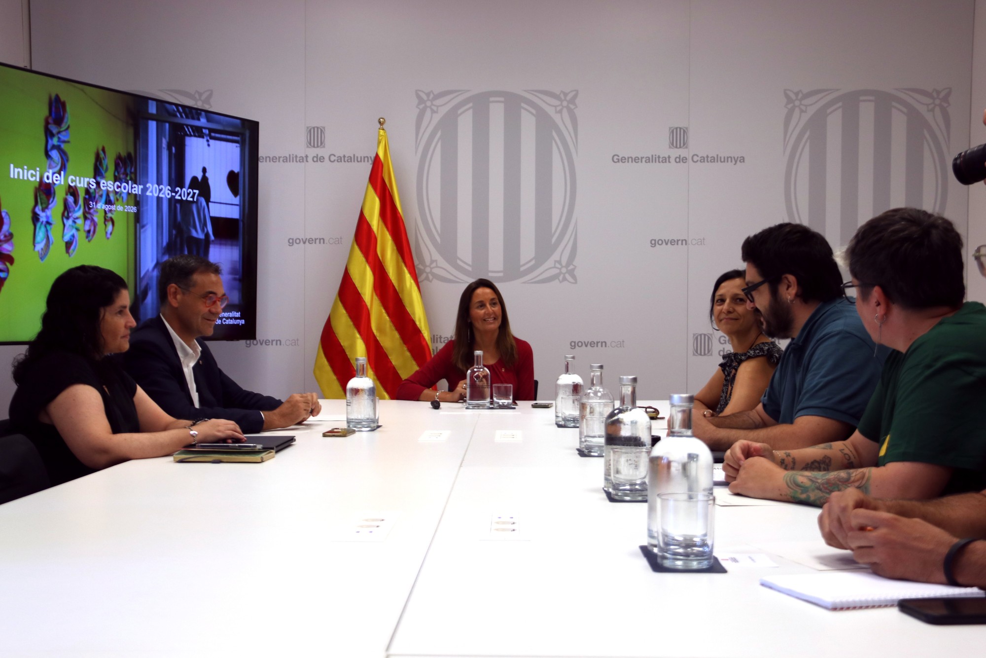 Reunió de la consellra amb USTEC
