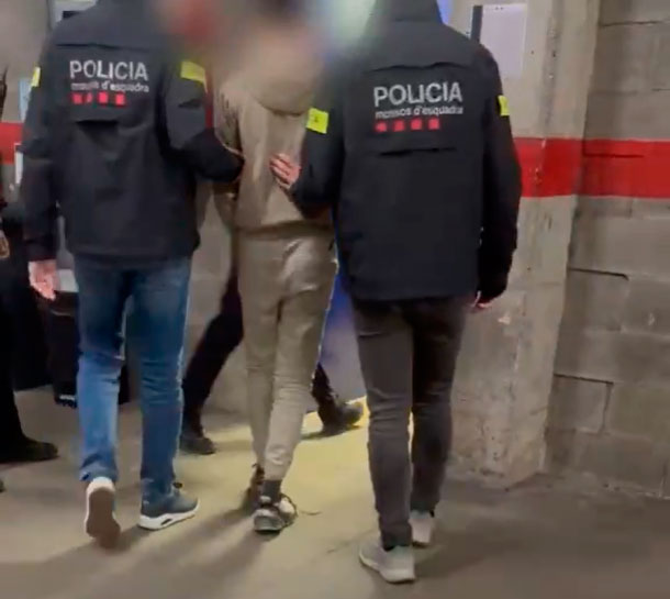 Detingut amb els Mossos